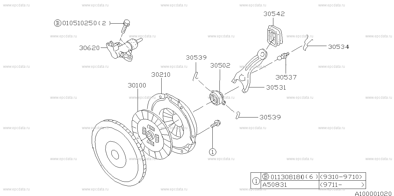 Action Clutch Stage 5 Clutch Kit for Subaru Legacy 10-20 2.5L AWD (ACR-1855) main image 1