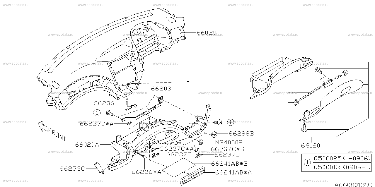 Каталог оригинальных запчастей subaru