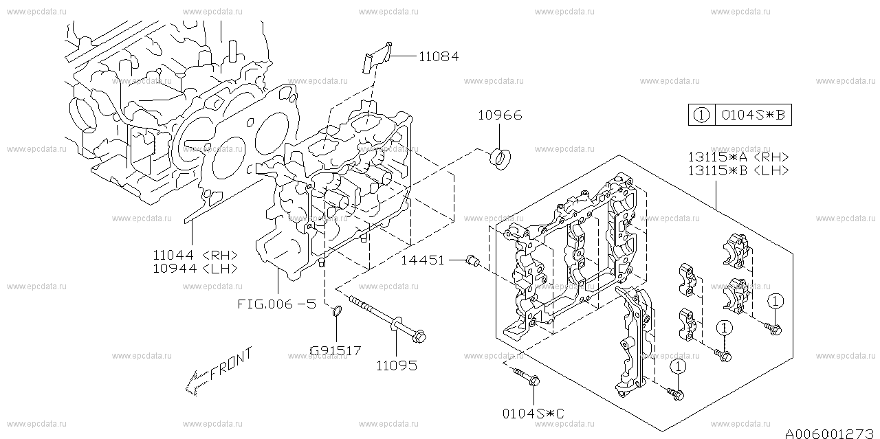 Cylinder head for Subaru Forester SH, 3 generation, restyling 10.2010 ...