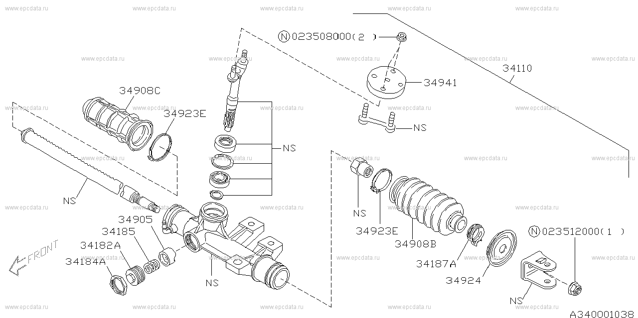 T +P +V +D (08.1998 - ...) Gearbox (manual)