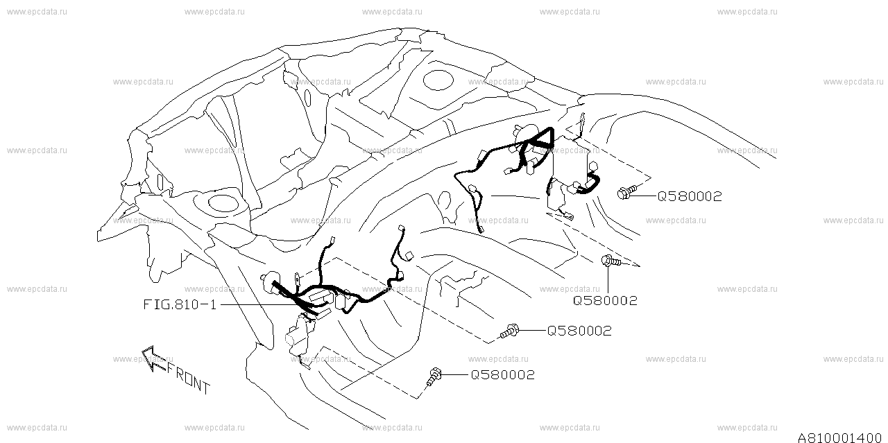 Wiring harness (main) for Subaru BRZ ZC6-2A8, 11.2011 - ... - Amayama