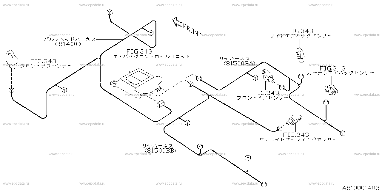 Wiring harness (main) for Subaru BRZ ZC6-2A8, 11.2011 - ... - Amayama