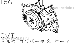 156 - At, torque converter & converter case