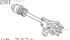 281 - Rear axle